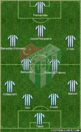 Bursaspor Formation 2014