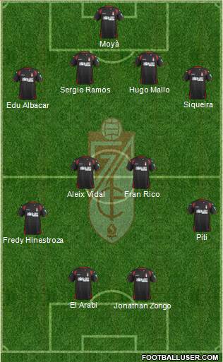 Granada C.F. Formation 2014