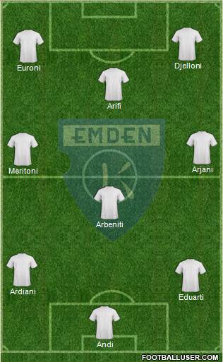 BSV Kickers Emden Formation 2014