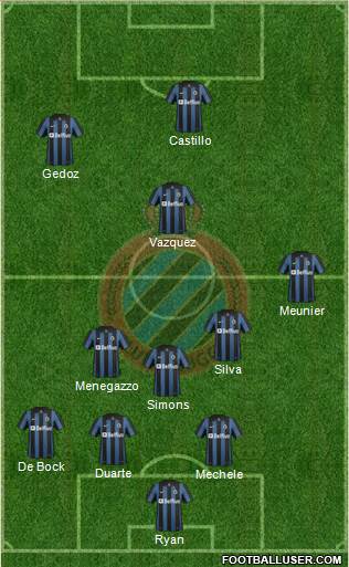 Club Brugge KV Formation 2014