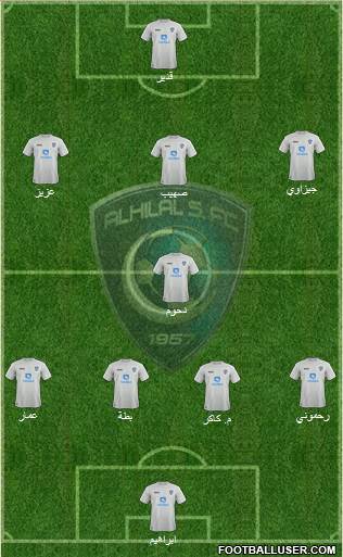 Al-Hilal (KSA) Formation 2014