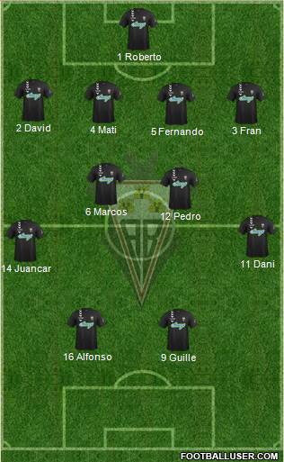 Albacete B., S.A.D. Formation 2014