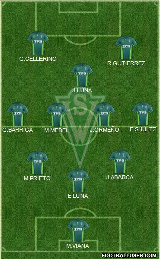 CD Santiago Wanderers S.A.D.P. Formation 2014