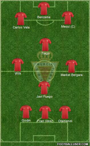 Real Murcia C.F., S.A.D. Formation 2014