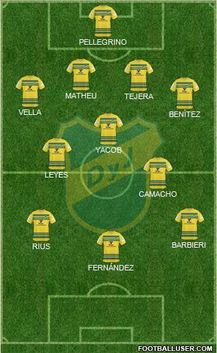 Defensa y Justicia Formation 2014