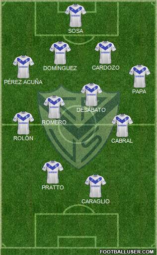 Vélez Sarsfield Formation 2014