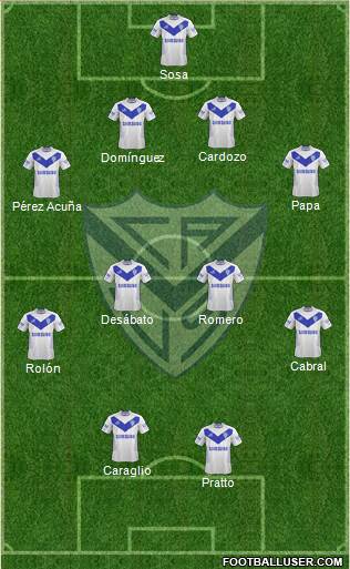 Vélez Sarsfield Formation 2014