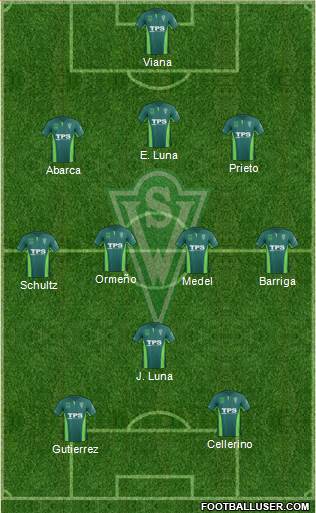 CD Santiago Wanderers S.A.D.P. Formation 2014