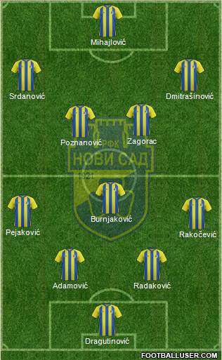 RFK Novi Sad Formation 2014