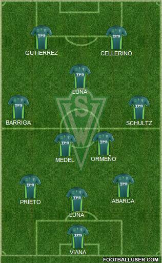 CD Santiago Wanderers S.A.D.P. Formation 2014