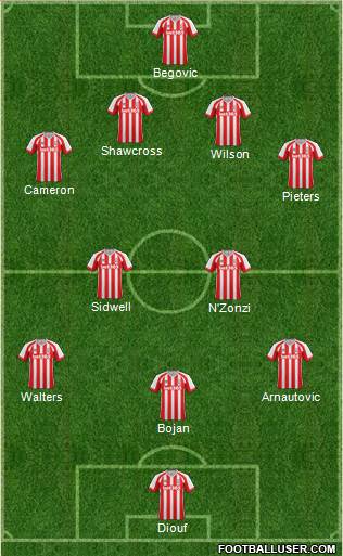 Stoke City Formation 2014