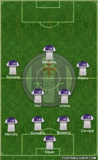 Toulouse Football Club Formation 2014