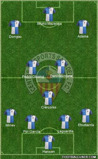 C.E. Sabadell Formation 2014