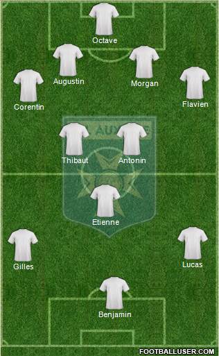 A.J. Auxerre Formation 2014