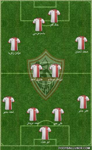 Zamalek Sporting Club Formation 2014