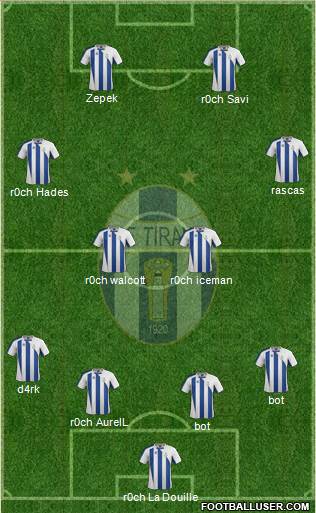 KF Tirana Formation 2014