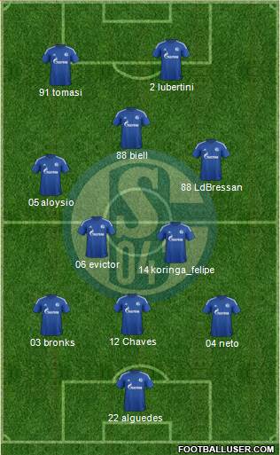 FC Schalke 04 Formation 2014