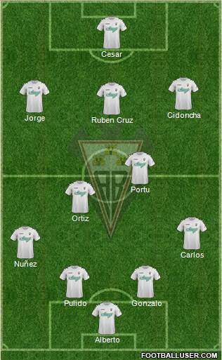 Albacete B., S.A.D. Formation 2014