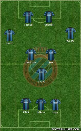 Club Brugge KV Formation 2014