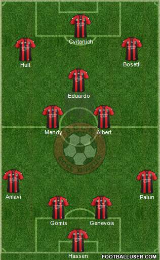 OGC Nice Côte d'Azur Formation 2014