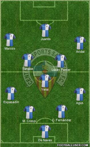 C.E. Sabadell Formation 2014