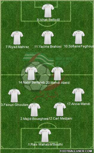 Algeria Formation 2014