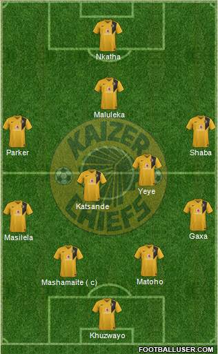 Kaizer Chiefs Formation 2014