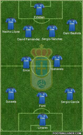 Real Oviedo S.A.D. Formation 2014