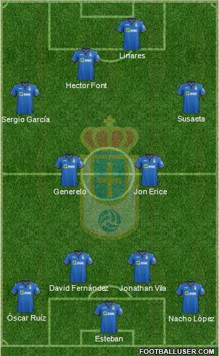 Real Oviedo S.A.D. Formation 2014