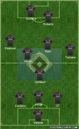 Hamburger SV Formation 2014