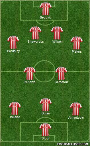 Stoke City Formation 2014