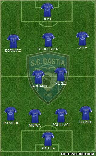 Sporting Club Bastia Formation 2014