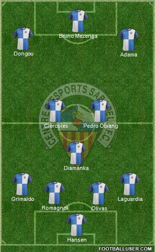 C.E. Sabadell Formation 2014