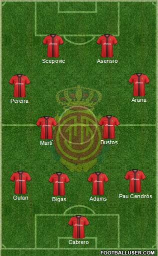 R.C.D. Mallorca S.A.D. Formation 2014