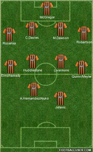 Hull City Formation 2014