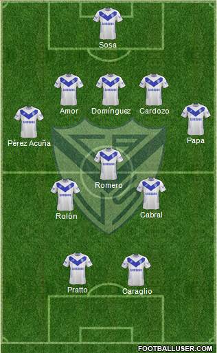 Vélez Sarsfield Formation 2014