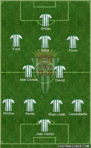 Córdoba C.F., S.A.D. Formation 2014