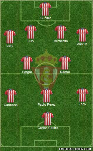 Real Sporting S.A.D. Formation 2014