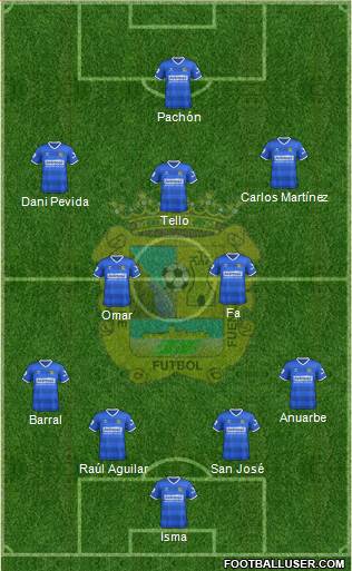 C.F. Fuenlabrada Formation 2014