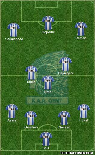 KAA Gent Formation 2014