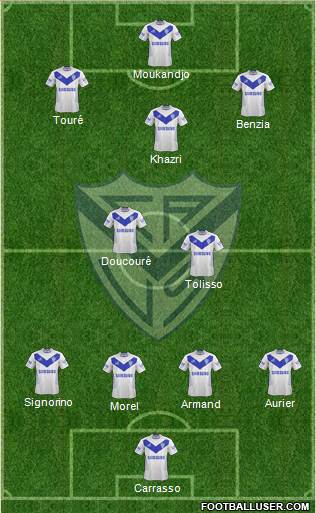 Vélez Sarsfield Formation 2014