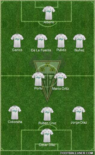 Albacete B., S.A.D. Formation 2014