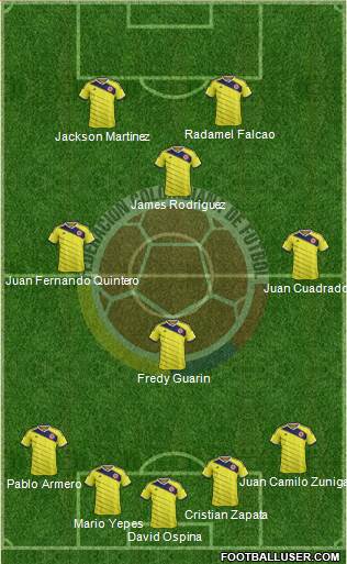 Colombia Formation 2014