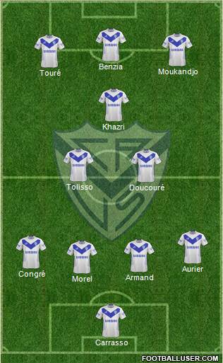 Vélez Sarsfield Formation 2014