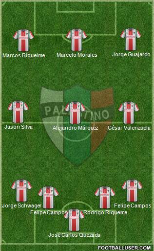 CD Palestino S.A.D.P. Formation 2014