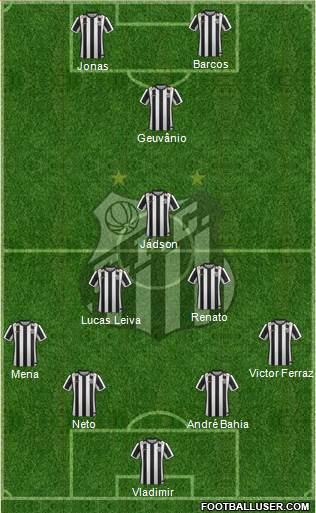 Santos FC Formation 2014