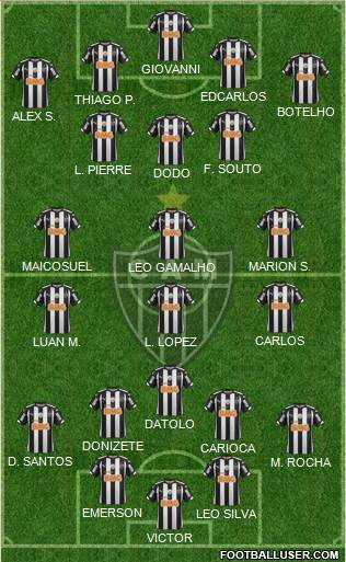 C Atlético Mineiro Formation 2014