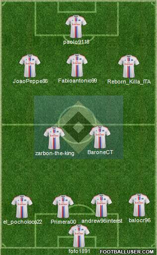 Hamburger SV Formation 2014