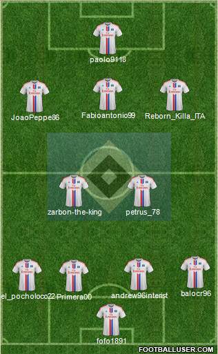 Hamburger SV Formation 2014