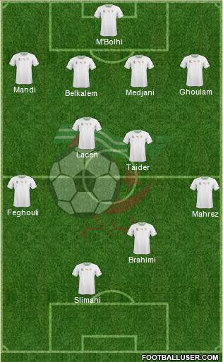 Algeria Formation 2014